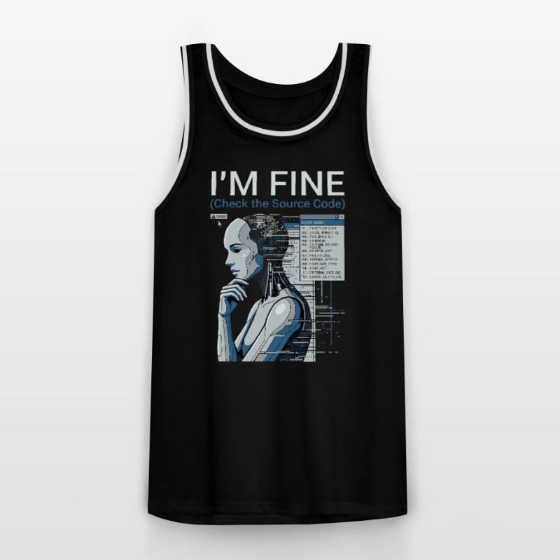 Check The Source Code Men's Basketball Jersey