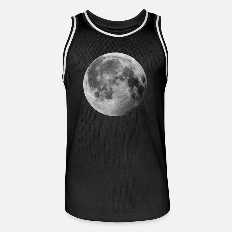 luna - Maglia da basket per uomo - nero/bianco