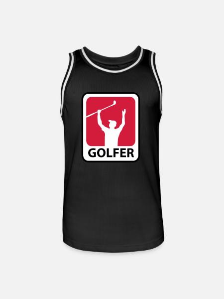 Golf - Men's Basketball Jersey - black/white