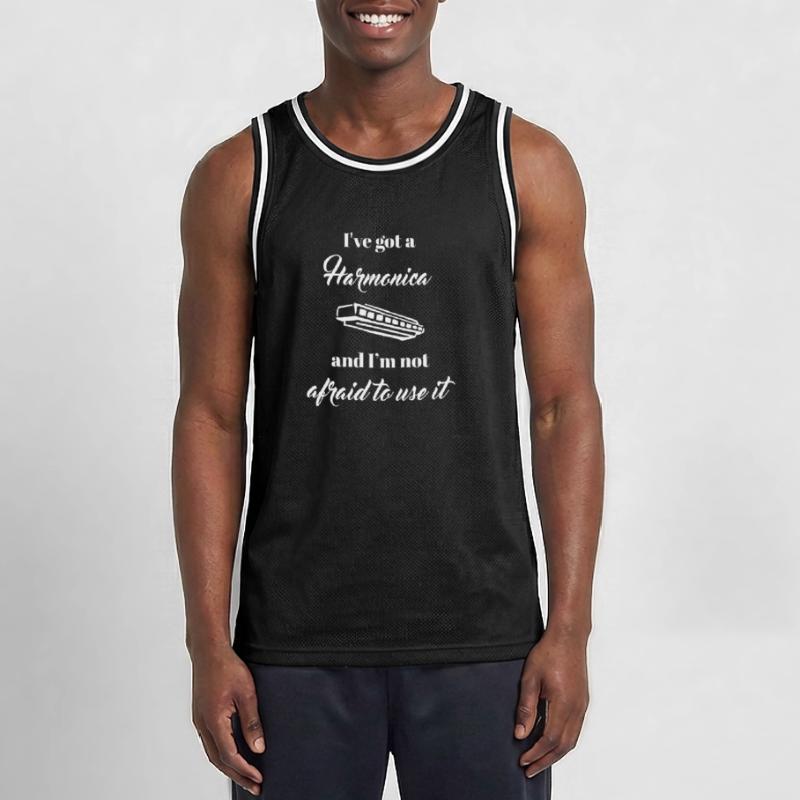 harmonica - harmonica player - harmonica Men's Basketball Jersey