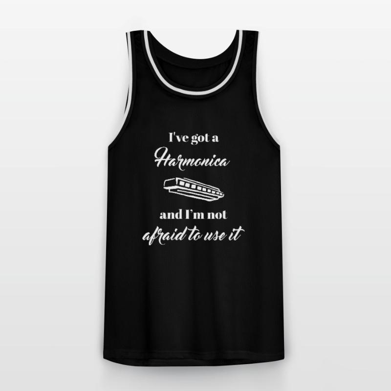 harmonica - harmonica player - harmonica Men's Basketball Jersey
