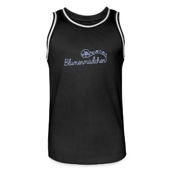 Blumenmädchen Ehe Blumen Kind Hochzeit - Männer Basketball-Trikot - Schwarz/Weiß - Vorne - AI Model Male 185 dark (185cm)