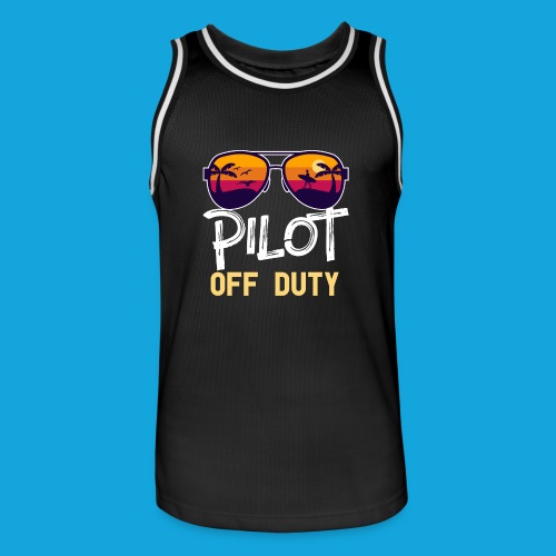 Pilot Of Duty - Männer Basketball-Trikot