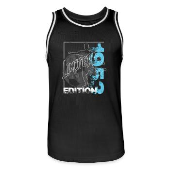 Édition limitée 1953 Édition limitée Football - Maillot de basket Homme - noir/blanc - Devant - AI Model Male 185 dark (185cm)
