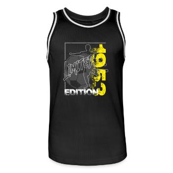 Édition limitée 1953 Édition limitée Football - Maillot de basket Homme - noir/blanc - Devant - AI Model Male 185 dark (185cm)