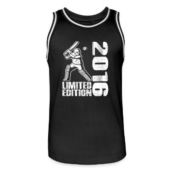 Édition limitée 2016 Édition limitée Cricket - Maillot de basket Homme - noir/blanc - Devant - AI Model Male 185 dark (185cm)