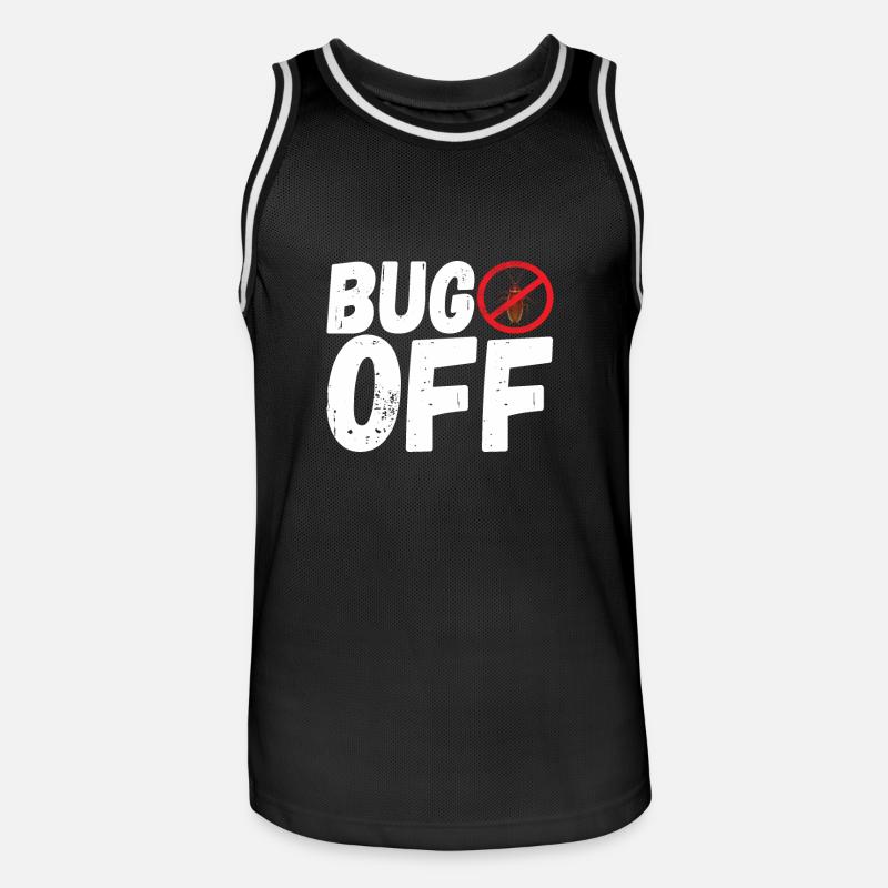 Schädlingsbekämpfung Kammerjäger - Männer Basketball-Trikot - Schwarz/Weiß