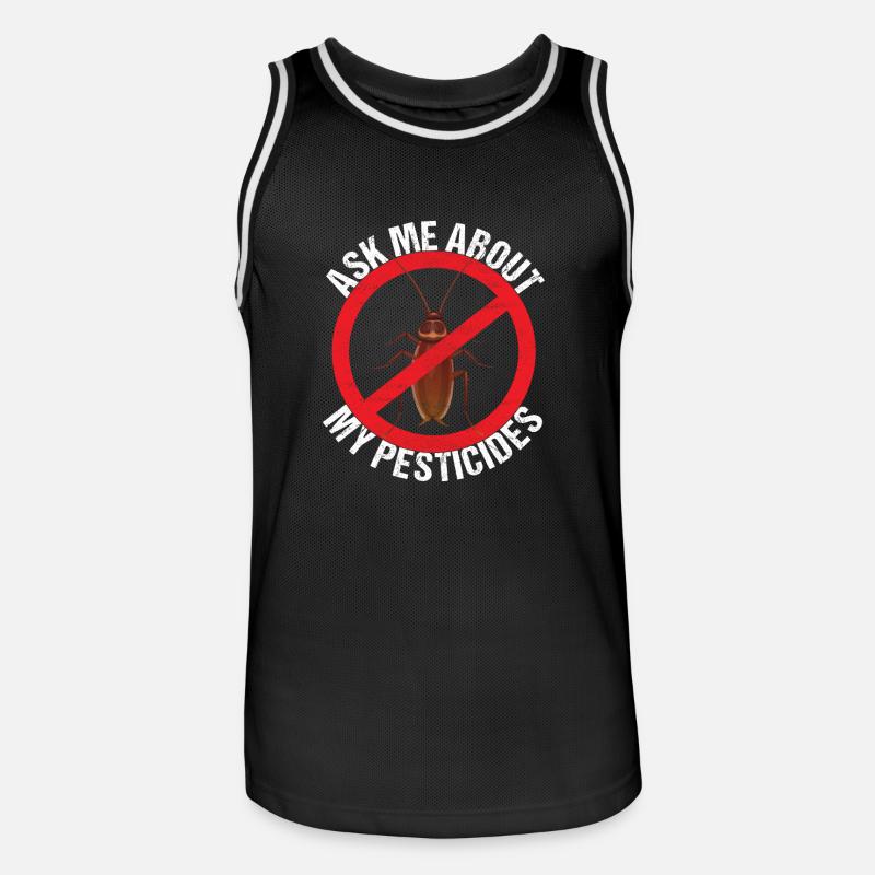 Schädlingsbekämpfung Kammerjäger - Männer Basketball-Trikot - Schwarz/Weiß