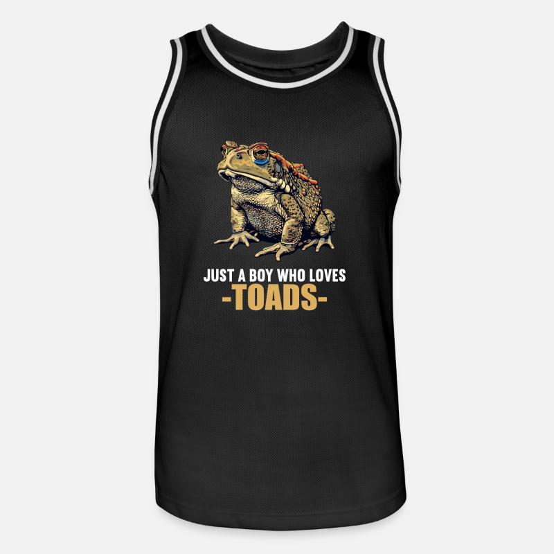 Toad Toads Toad - Men's Basketball Jersey - black/white