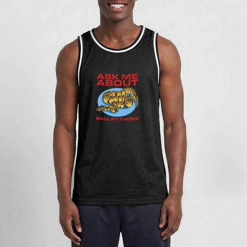 Roi Python Python Serpent Cadeaux Maillot de basket Homme