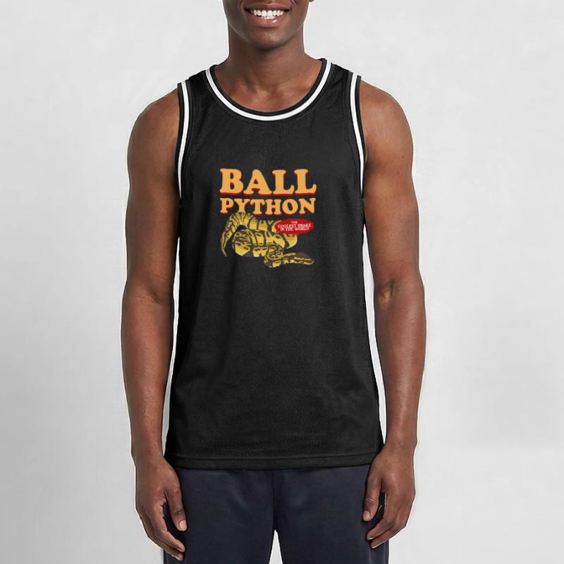 King Python Python Snakes Gift Men's Basketball Jersey