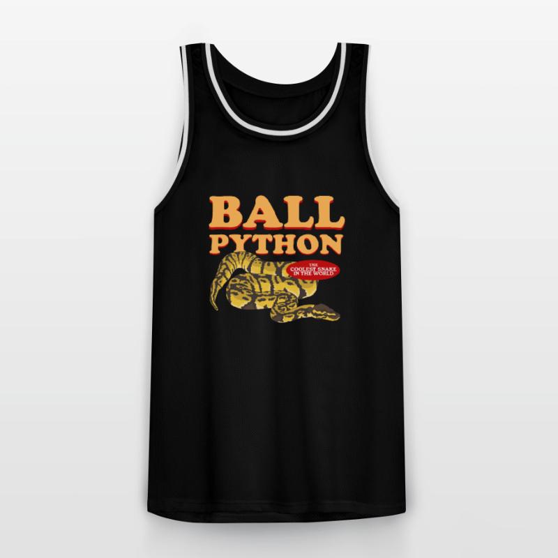Roi Python Python Serpents Cadeau Maillot de basket Homme