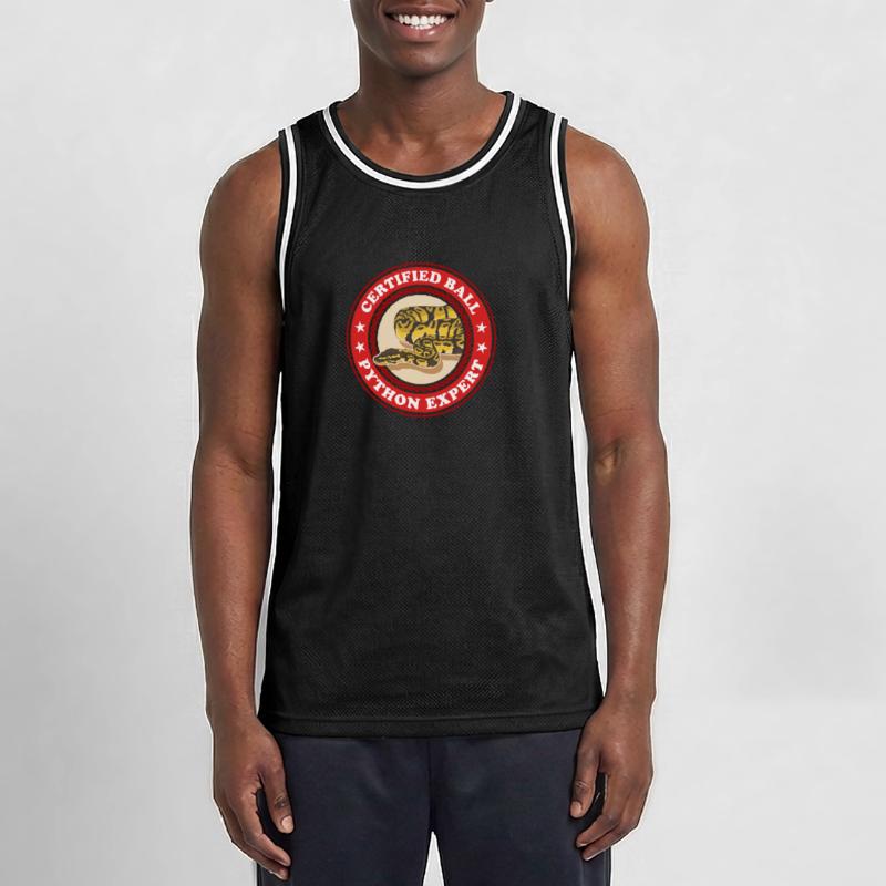 Roi Python Expert Serpent Python Cadeau Maillot de basket Homme