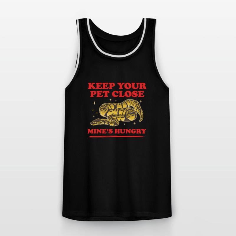 King Python Snake Python Gift Men's Basketball Jersey