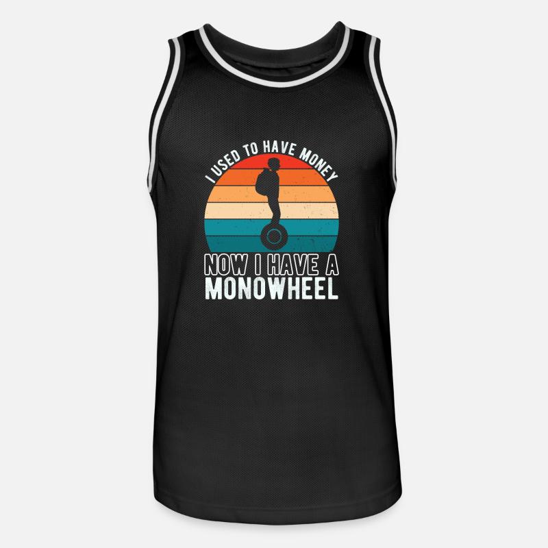 EUC Monoroue - Maillot de basket Homme - noir/blanc