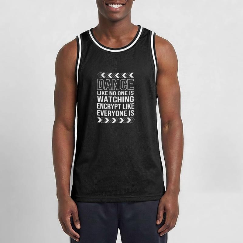 Cybersecurity Cyber Programmer Hacker Men's Basketball Jersey
