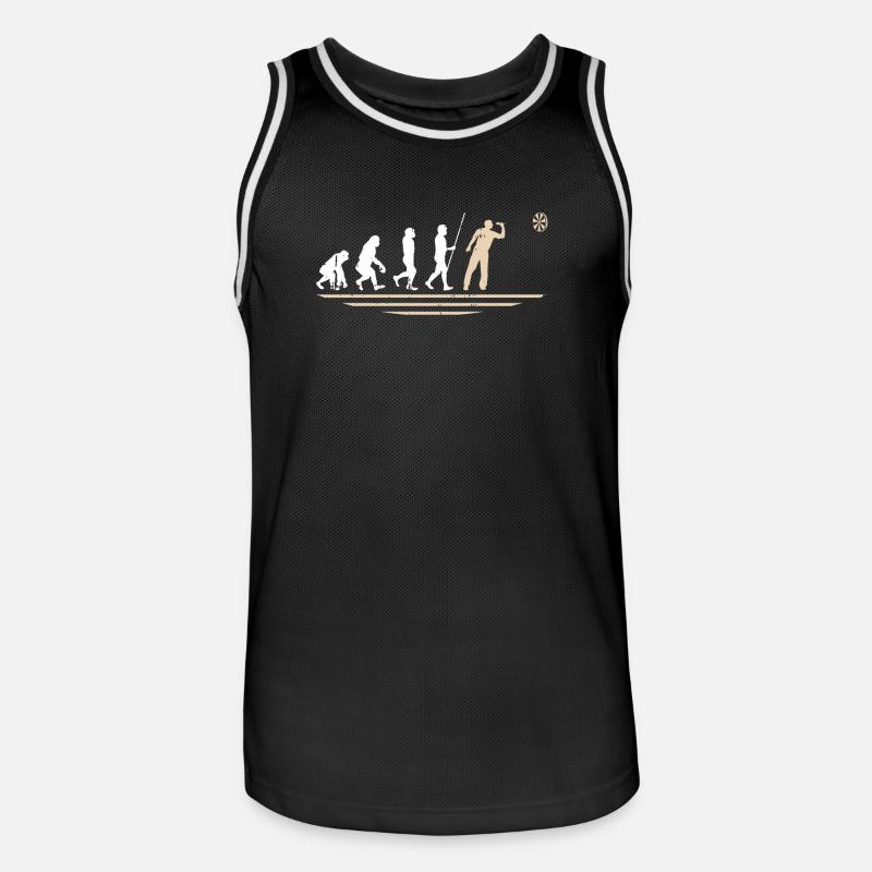 Dart d’art Dart d’évolution - Maillot de basket Homme - noir/blanc