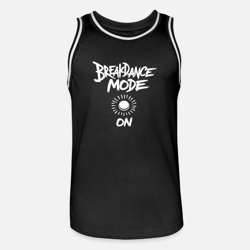 Mode Breakdance sur Breakdance Breakdance - Maillot de basket Homme - noir/blanc