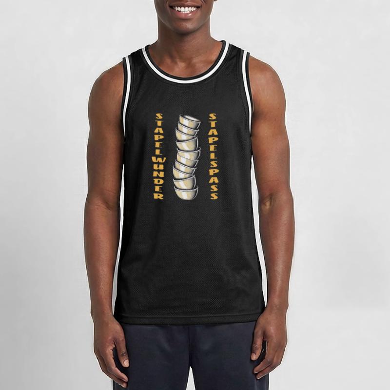 CUP STACKING STACKING MIRACLE STACKING FUN Men's Basketball Jersey