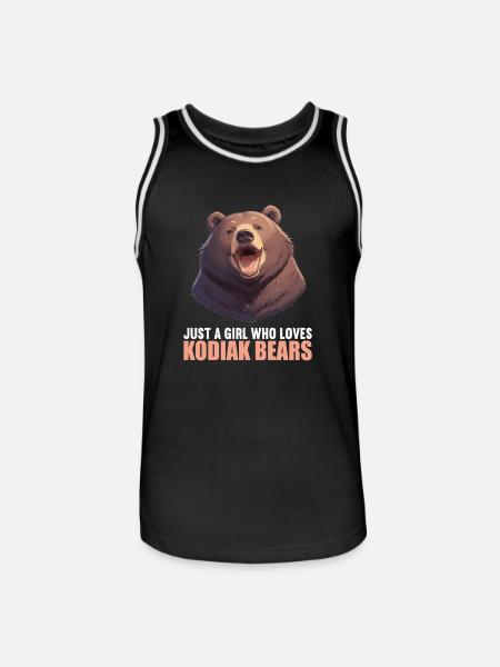 Kodiak Bear Kodiak Bear - Men's Basketball Jersey - black/white