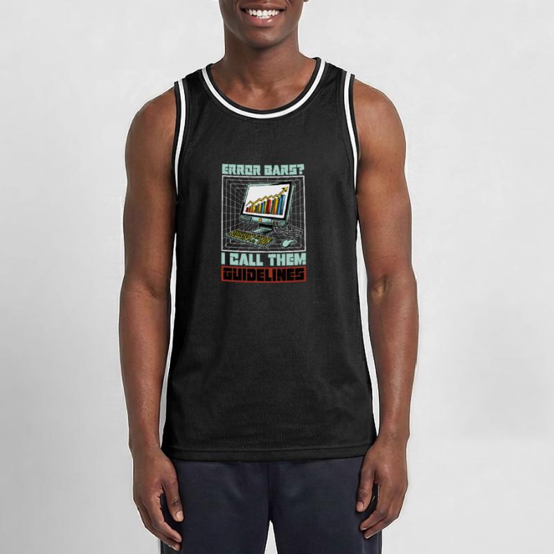 Statistician Error Bars I Call Them Data Analysis Männer Basketball-Trikot