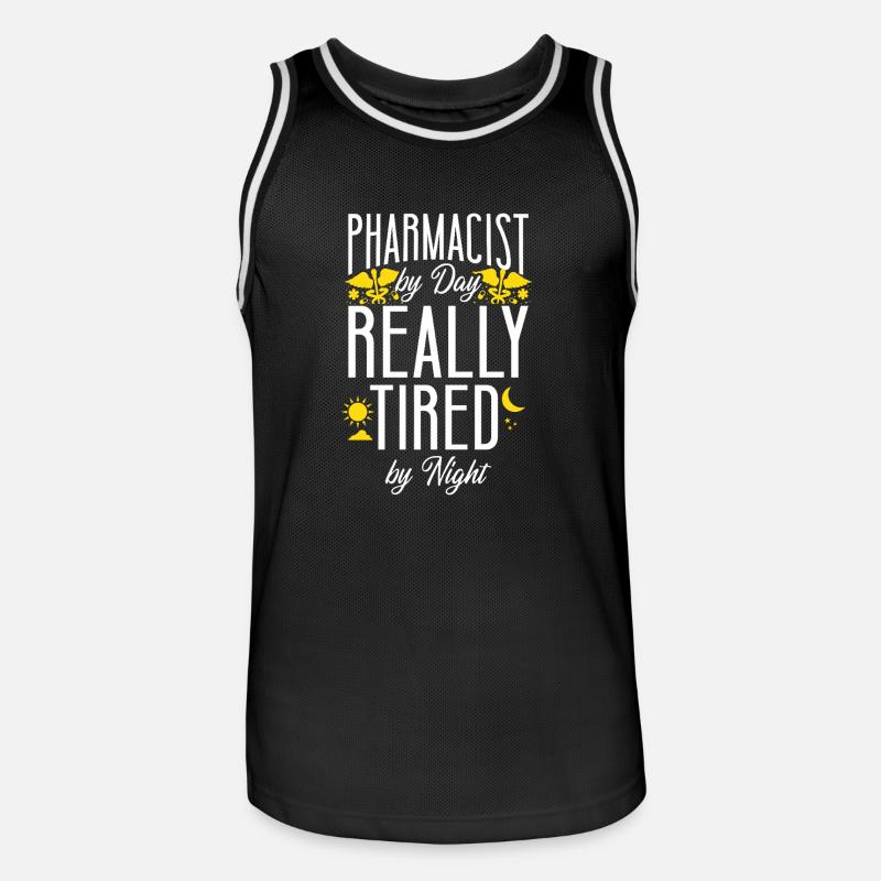 Pharmacy Tech Technician - Männer Basketball-Trikot - Schwarz/Weiß
