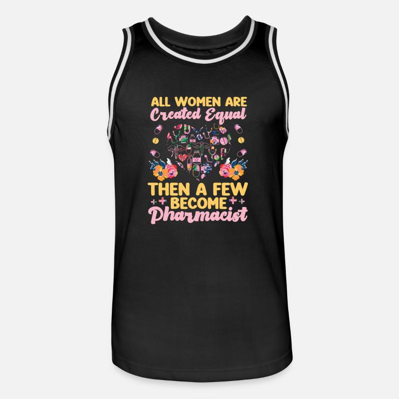 Pharmacy Tech Technician - Männer Basketball-Trikot - Schwarz/Weiß
