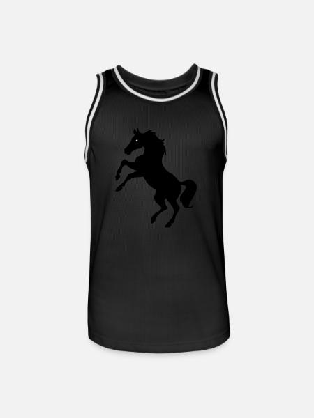 Ross - Männer Basketball-Trikot - Schwarz/Weiß