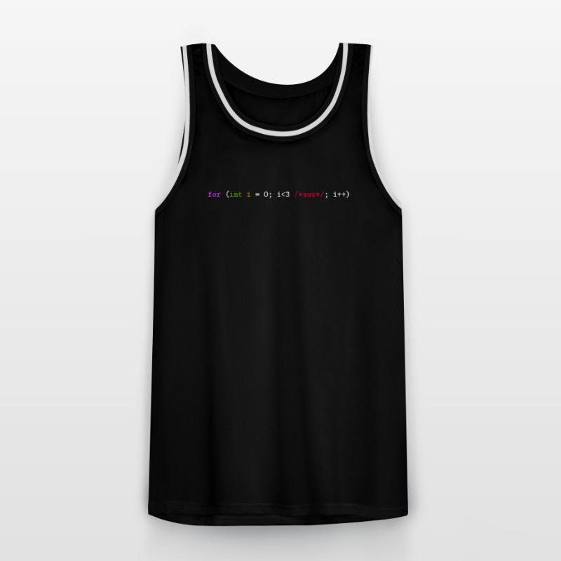 Programmierer, Software, Informatik, Developer Männer Basketball-Trikot