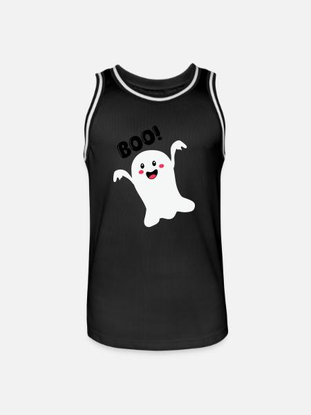 geist 01 - Männer Basketball-Trikot - Schwarz/Weiß