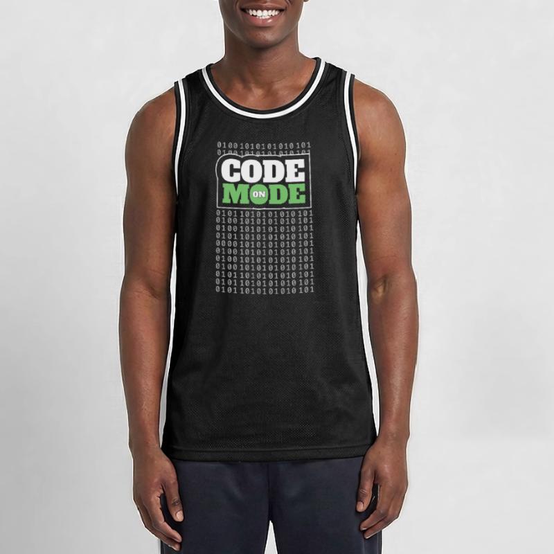 Code Mode Activé - Programmeur Ingénieur logiciel Codeur Maillot de basket Homme