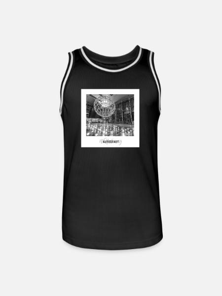 Piazza Wolfsburg - Männer Basketball-Trikot - Schwarz/Weiß