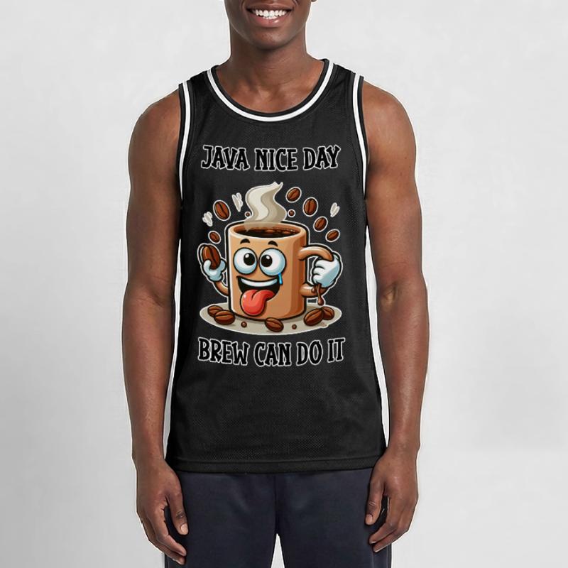Java nice day - Brew can do it Männer Basketball-Trikot