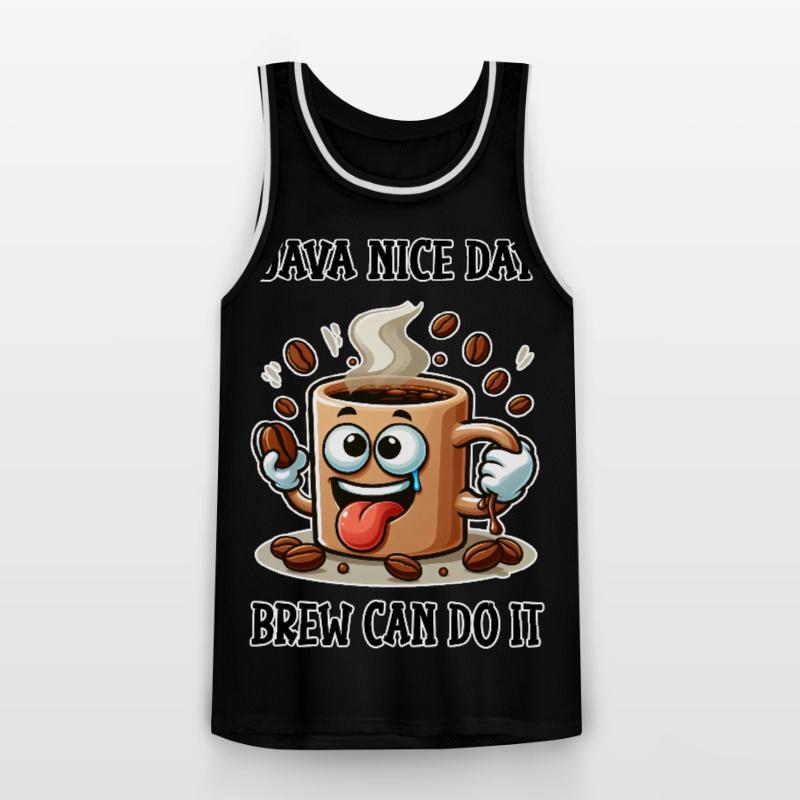Java nice day - Brew can do it Männer Basketball-Trikot