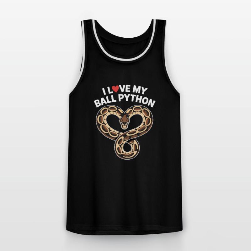 J’adore mon python royal ! Roi python Maillot de basket Homme
