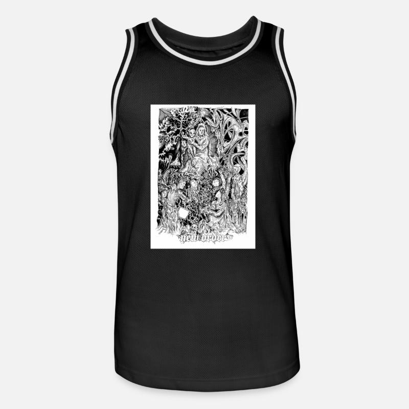 nouvelle commande - Maillot de basket Homme - noir/blanc