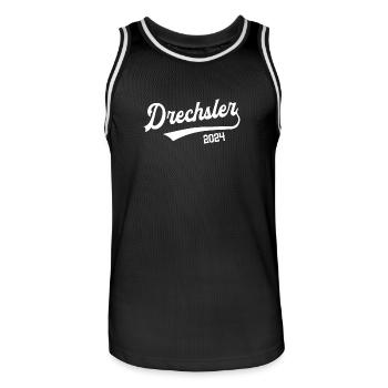 Drechsler 2024 Beruf Drechslerei Tischler Meister - Männer Basketball-Trikot - Schwarz/Weiß - Vorne - AI Model Male 185 dark (185cm)