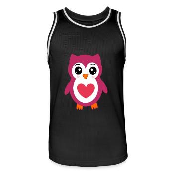 Valentinstag Pink Heart, Valentinstag - Männer Basketball-Trikot - Schwarz/Weiß - Vorne - AI Model Male 185 dark (185cm)