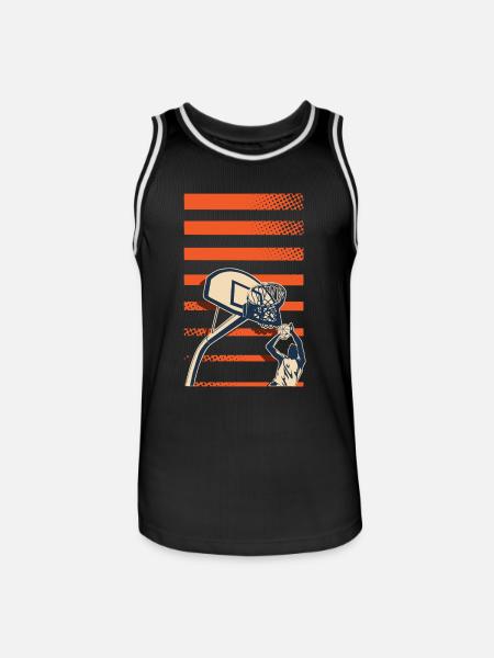 Basketball Basketball Player - Men's Basketball Jersey - black/white