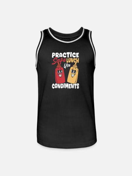 Spice Lunch Spices Sauce - Men's Basketball Jersey - black/white
