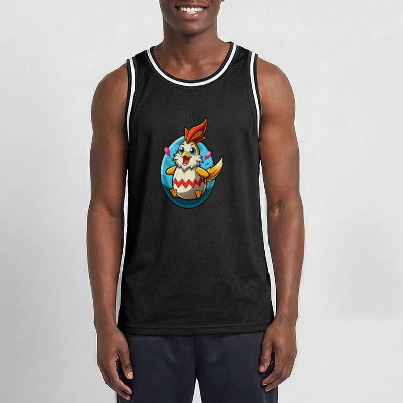 Happy Easter - Easter Chicken - Easter Egg - Gift Men's Basketball Jersey