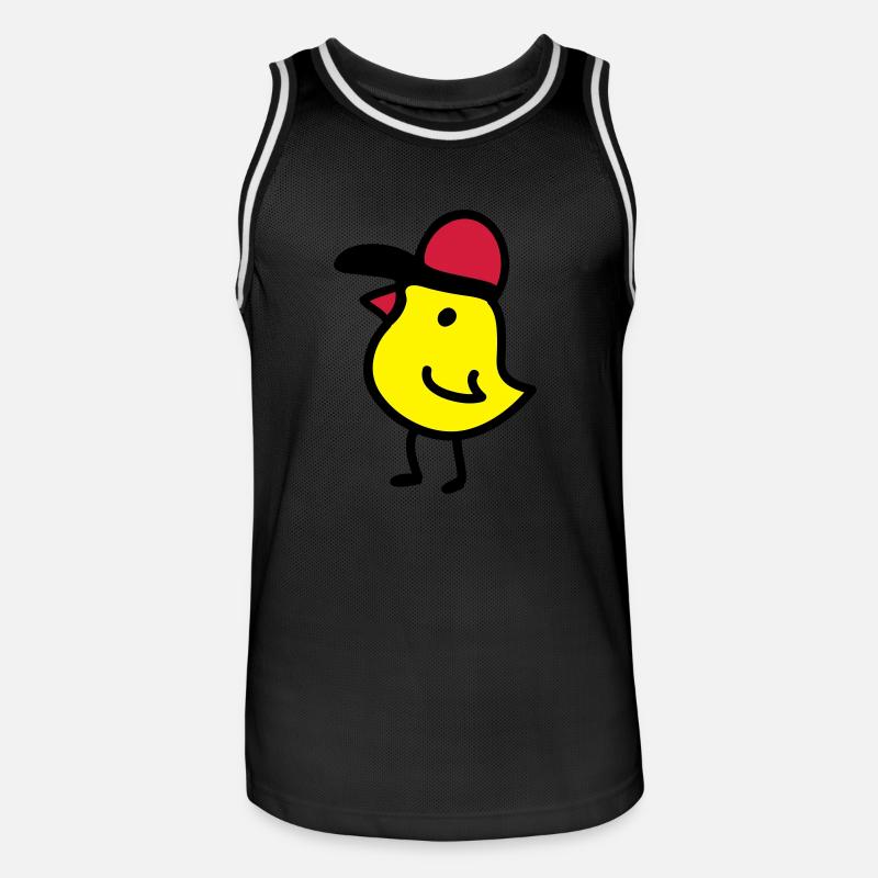 Poussins Cappy 3 - Maillot de basket Homme - noir/blanc