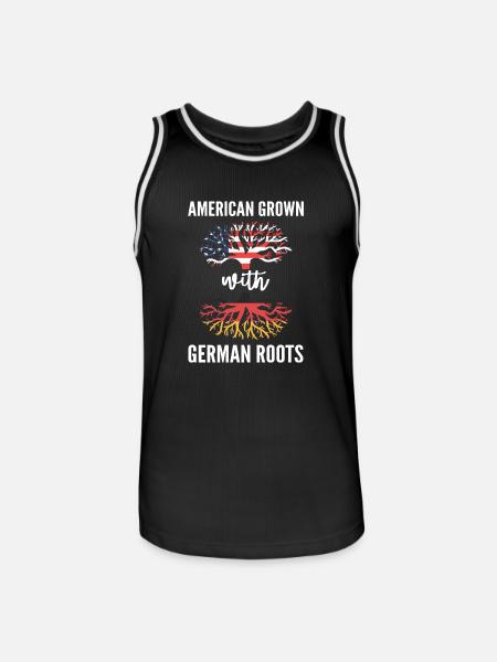 Germany - Men's Basketball Jersey - black/white