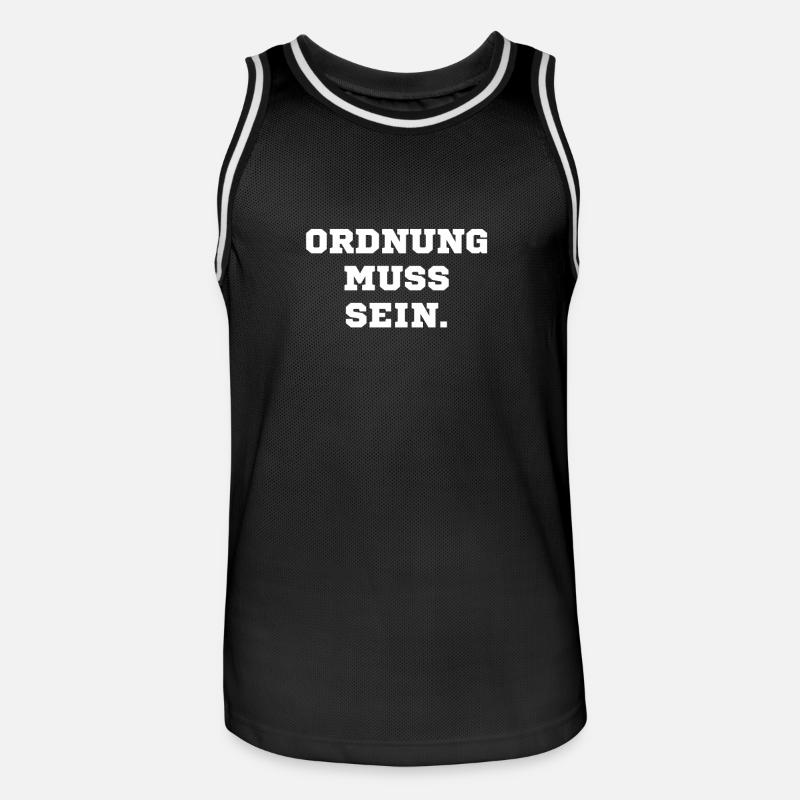 La commande doit être - Maillot de basket Homme - noir/blanc