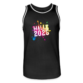 Malle 2025 blob - Maillot de basket Homme - noir/blanc - Devant - AI Model Male 185 dark (185cm)