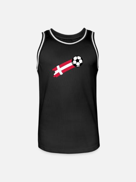 daenemark - Männer Basketball-Trikot - Schwarz/Weiß