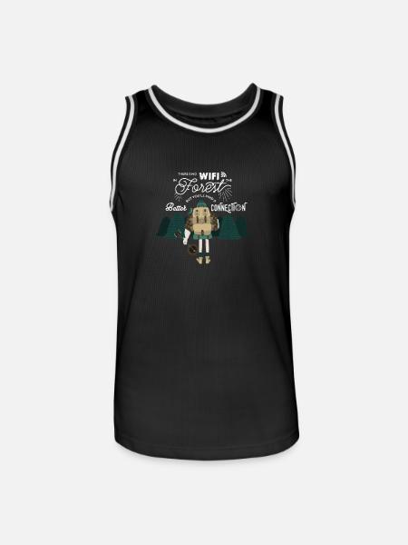 naturecontest - Men's Basketball Jersey - black/white