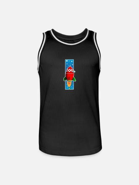 Rocket copy2 - Men's Basketball Jersey - black/white