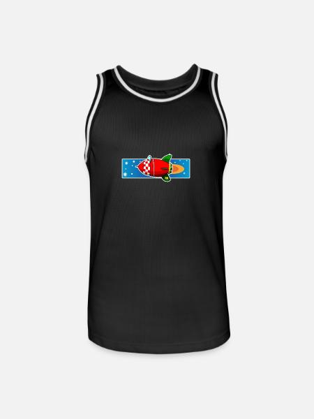 Rocket copy - Men's Basketball Jersey - black/white