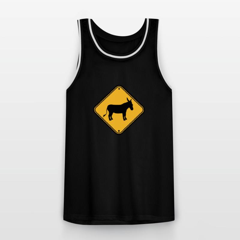 Note danger sign warning caution caution ese Men's Basketball Jersey
